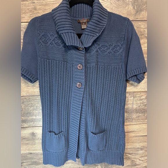 Link Sweaters - Link Navy Knit Sweater